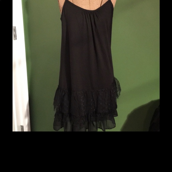Black Areve Boho-Tank Dress - Small - Picture 2 of 4